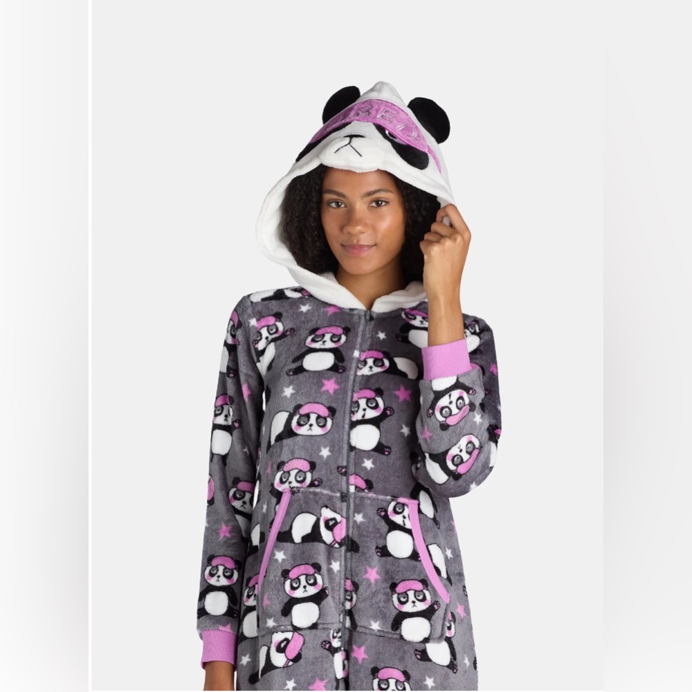 Holiday Time Union Suit Panda Size: X-small